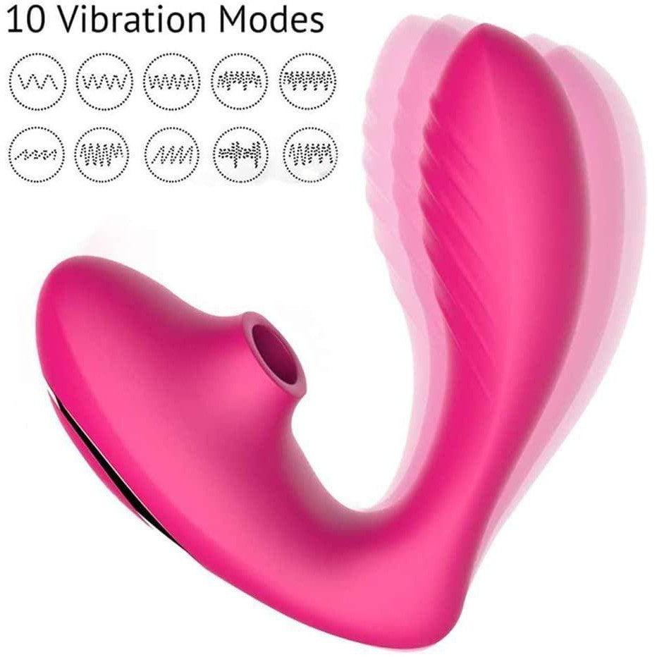 Tracy's Dog - Clitoral Air Stimulator Vibrator (Pink) TRD1002 CherryAffairs