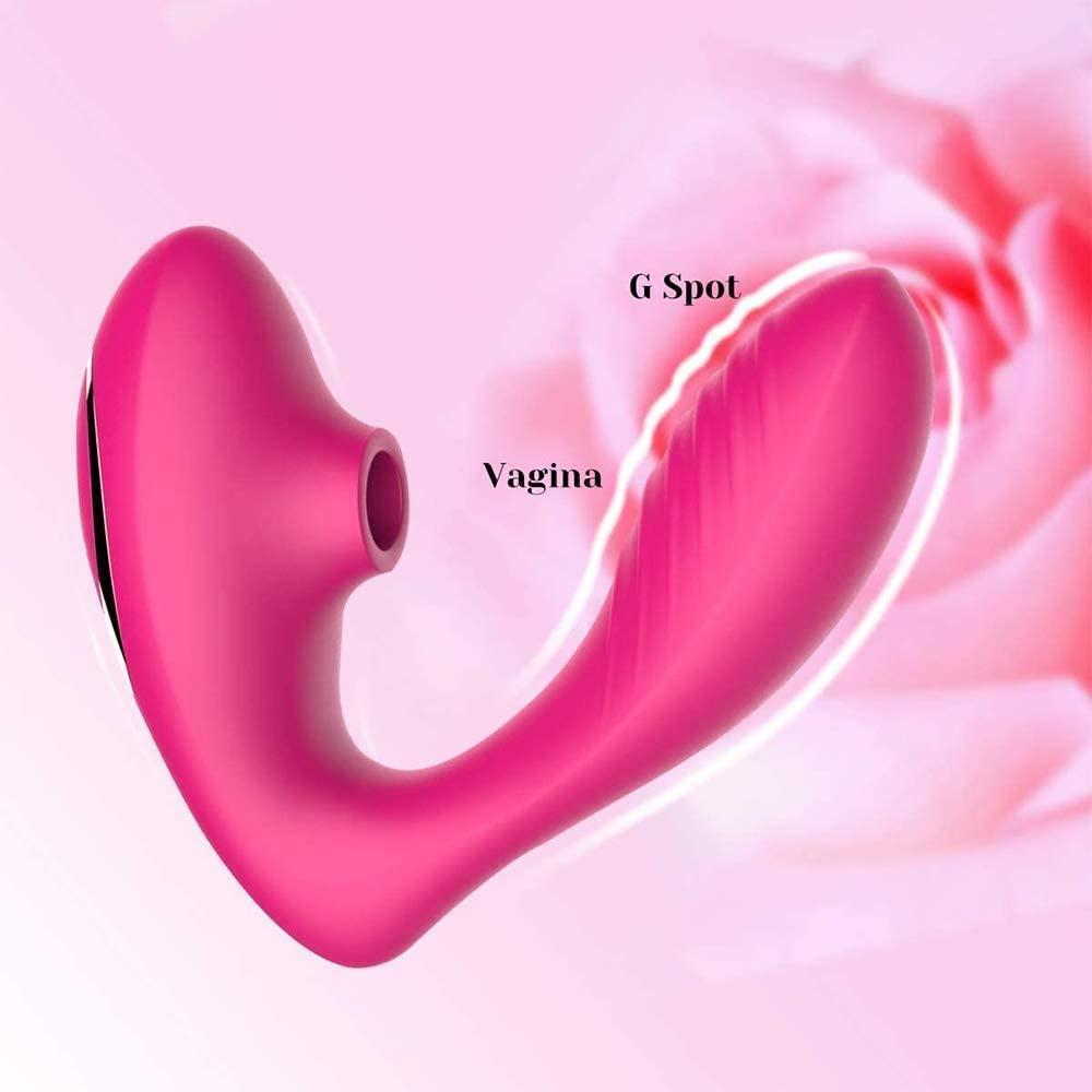 Tracy's Dog - Clitoral Air Stimulator Vibrator (Pink) TRD1002 CherryAffairs
