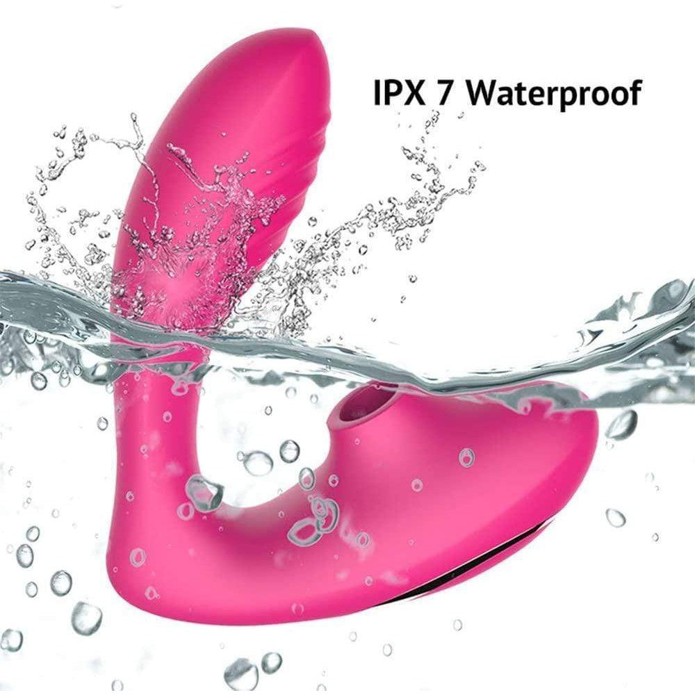 Tracy's Dog - Clitoral Air Stimulator Vibrator (Pink) TRD1002 CherryAffairs