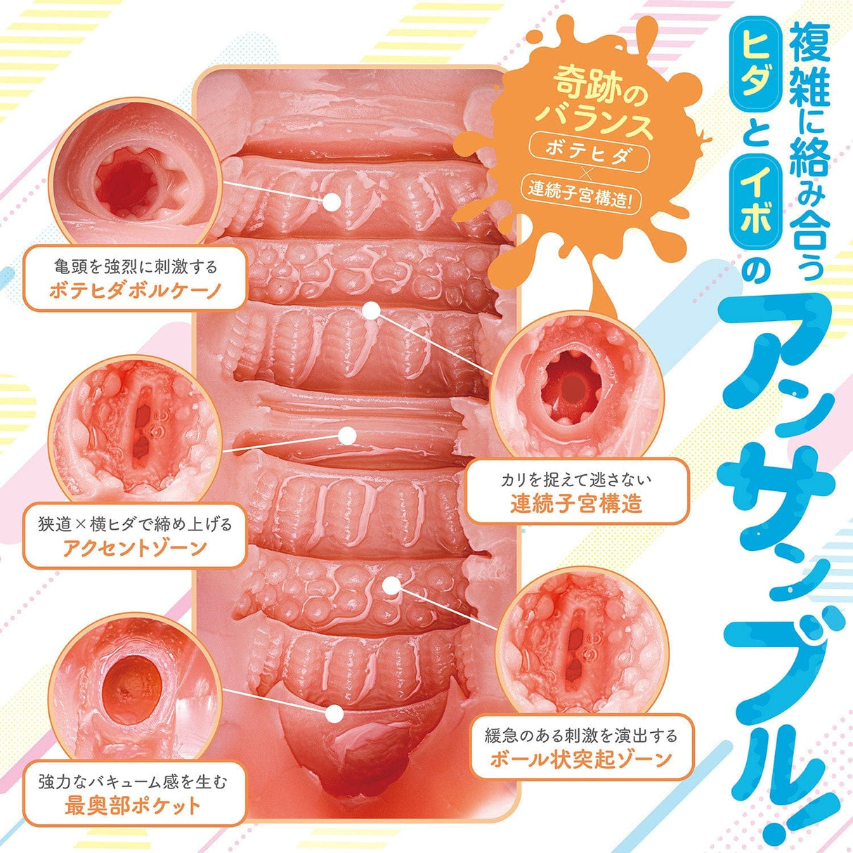 Wild One - I Dedicate My First H to You Onahole (Beige) Masturbator Vagina (Non Vibration)