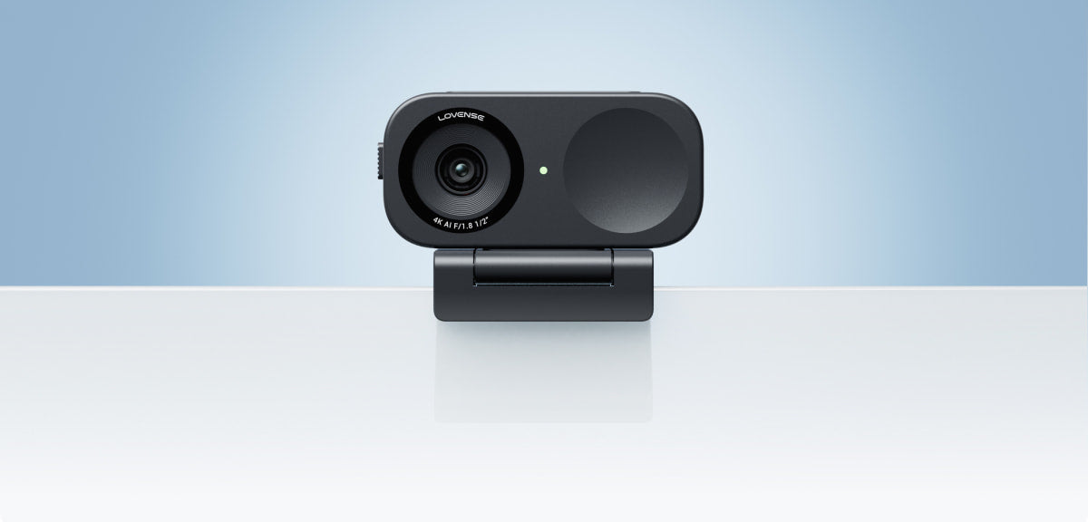 Lovense - Webcam 2 4K AI Streaming Webcam (Black)