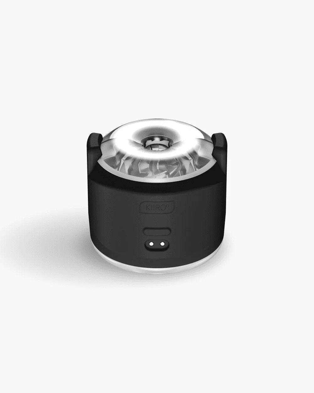 Kiiroo - อุปกรณ์ช่วยสำเร็จความใคร่แบบสั่น PowerShot มอเตอร์คู่ ควบคุมผ่านแอป (สีดำ)