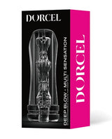 Dorcel - Deep Blow Textured Masturbation Sleeve (Clear) - Clear / Multi Sensation