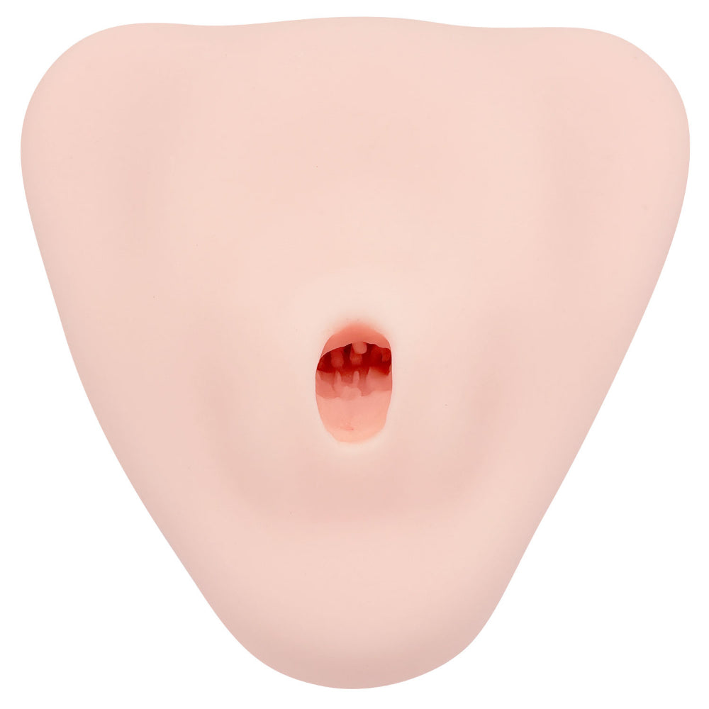 Peach Toys - เครื่องช่วยสำเร็จความใคร่แบบสวมใส่สำหรับผู้ชาย PADZERO R8 ติดตั้งบนพื้น ใช้งานแบบแฮนด์ฟรี (สีเบจ)
