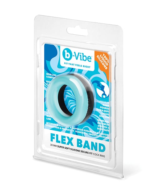 B-Vibe - ปลอกรัดองคชาตซิลิโคน Flex Band 30 mm