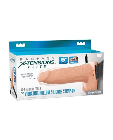 Pipedream - Fantasy X-Tensions Elite Vibrating Hollow Strap-On PD2088 CherryAffairs