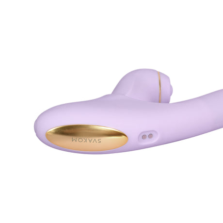 Svakom - ชุดเครื่องสั่นจุด G ควบคุมผ่านแอป DuoGlow แบบสอดกระแทกพร้อมปุ่มลูกปัด