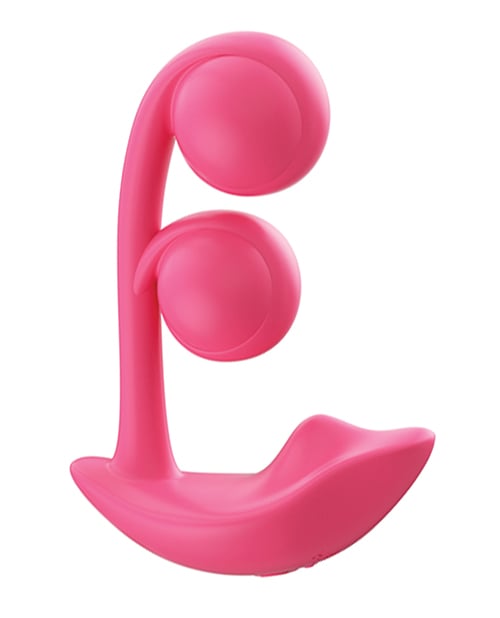 Honey Play Box - เครื่องสั่นกระต่าย Melody Twin Balls แบบกระตุ้นสองรูปแบบ (สีชมพู)