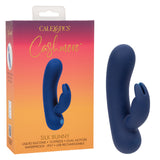 CalExotics - เครื่องสั่นกระต่าย Cashmere Silk Bunny แบบชาร์จไฟได้ (สีน้ำเงิน)