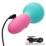 CalExotics - เครื่องสั่นขนาดมินิแบบแท่งชาร์จไฟได้ Naughty Bits To The Max (สีน้ำเงิน)