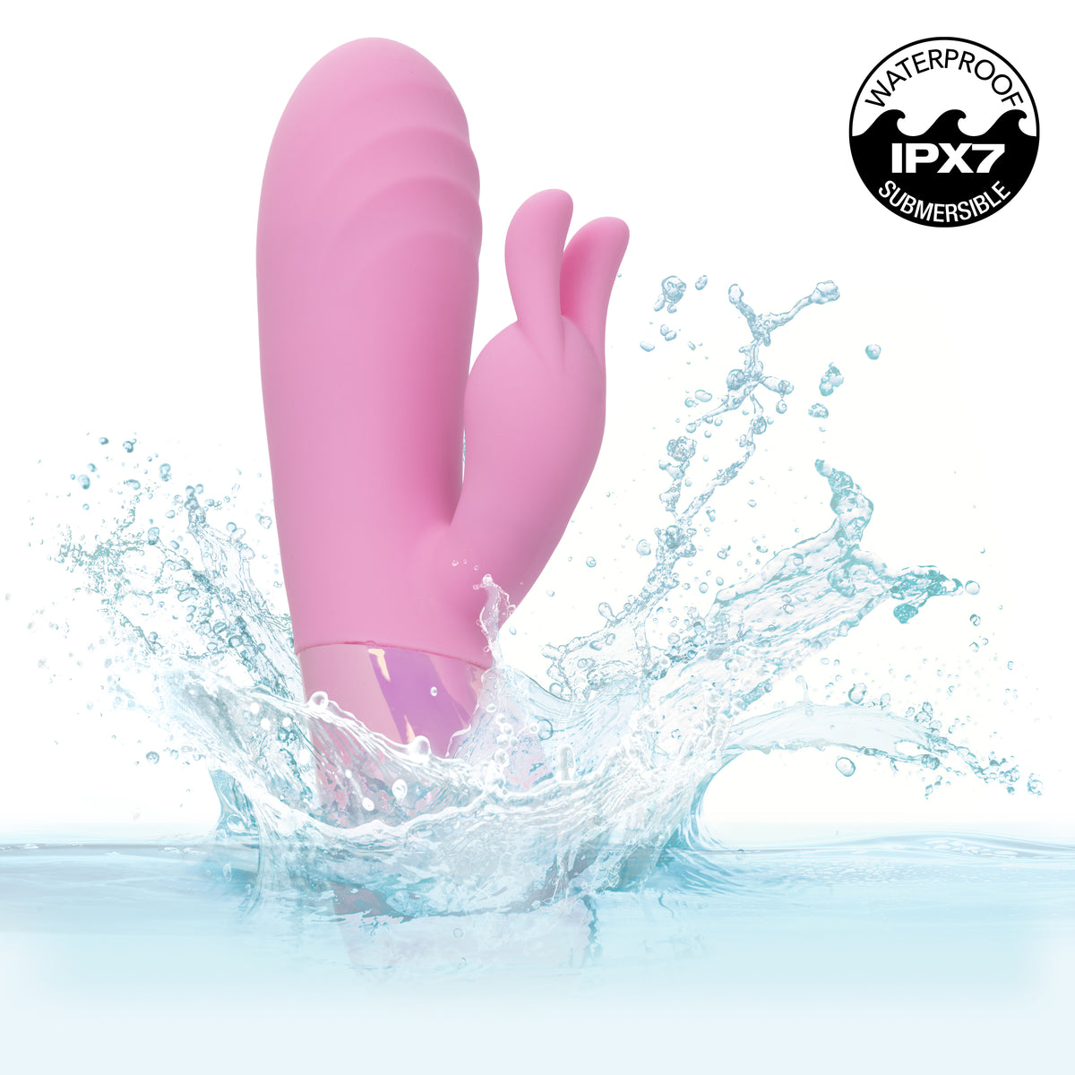 CalExotics - Aura Thrusting Bunny Dual-Action Vibrator (Pink) - Pink