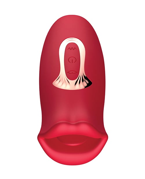 Secwell - Big Bite อุปกรณ์สำเร็จความใคร่ทางปากแบบสั่นและกัด (สีแดง)
