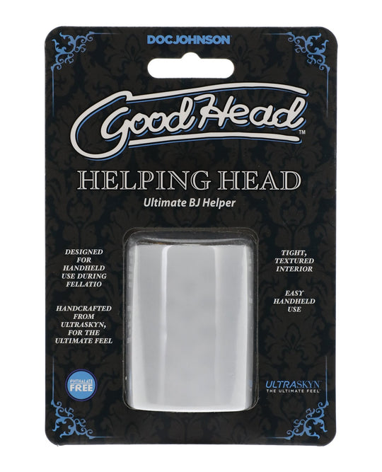 Doc Johnson - GoodHead Helping Head ปลอกช่วยสำเร็จความใคร่ทางปาก ขนาด 5.1 cm (ใส)