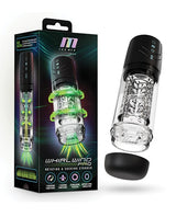 Blush Novelties - M for Men Whirlwind Pro Automatic Masturbator (Black) - Black