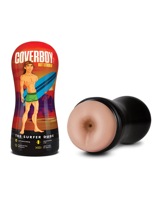 Blush Novelties - Coverboy The Surfer Dude อุปกรณ์สำเร็จความใคร่ชายเสมือนจริง (สีเบจ)