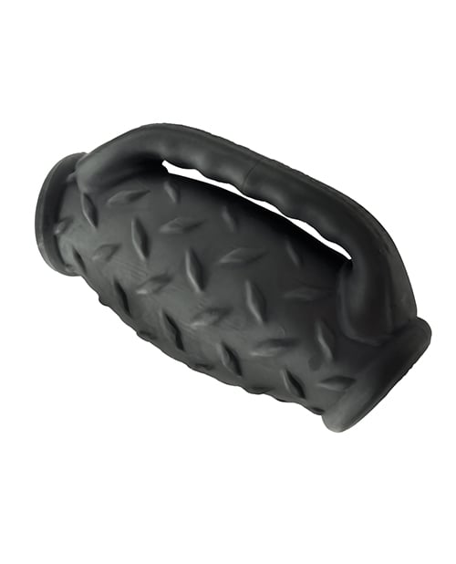 Oxballs - MasterJack Double-Penetration Masturbator (Black) - Black