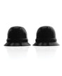 Hunky Junk - Nano Nips Silicone Nipple Suction Set (Black) - Black