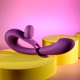 Playboy - เครื่องสั่นกระต่ายแบบชาร์จไฟได้ ปรับระดับได้ รุ่น Cha Cha Slide (สีม่วง)