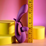 Playboy - เครื่องสั่นกระต่ายแบบชาร์จไฟได้ ปรับระดับได้ รุ่น Cha Cha Slide (สีม่วง)