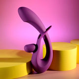 Playboy - เครื่องสั่นกระต่ายแบบชาร์จไฟได้ ปรับระดับได้ รุ่น Cha Cha Slide (สีม่วง)