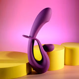 Playboy - เครื่องสั่นกระต่ายแบบชาร์จไฟได้ ปรับระดับได้ รุ่น Cha Cha Slide (สีม่วง)