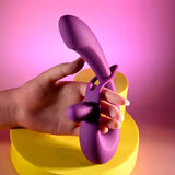 Playboy - เครื่องสั่นกระต่ายแบบชาร์จไฟได้ ปรับระดับได้ รุ่น Cha Cha Slide (สีม่วง)