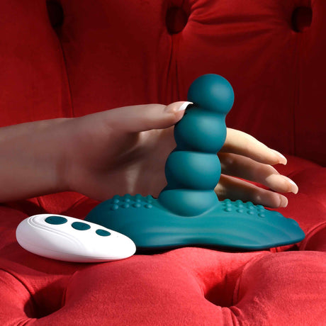Playboy - เครื่องสั่นแบบนั่งขี่ควบคุมระยะไกล (สีเขียว)