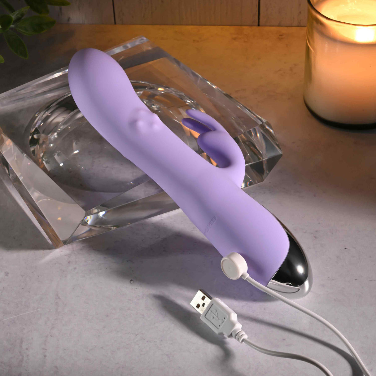 Evolved - Spinderella Rotating Rabbit Vibrator (Purple)