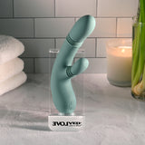 Evolved - Rub Me Tender Rechargeable Rabbit Vibrator (Green)