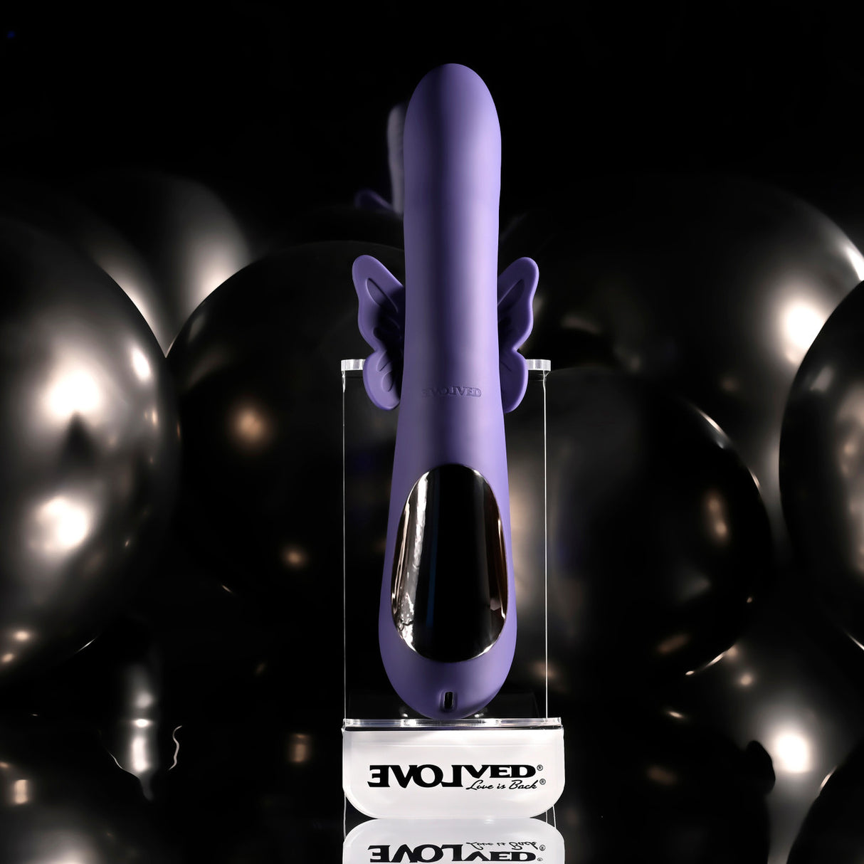 Evolved - เครื่องสั่นกระต่ายแบบชาร์จไฟได้ รุ่น Wings of Frenzy (สีม่วง)