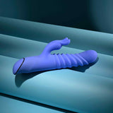 Evolved - เครื่องสั่นกระต่ายแบบชาร์จไฟได้ Knock Knock (สีน้ำเงิน)
