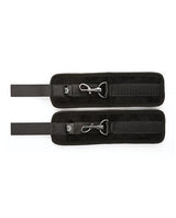 Sei Mio - Sensually Secured Velvet Handcuffs (Black) - Black