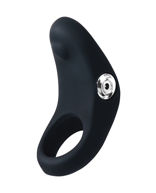 VeDO - Rev Rechargeable Vibrating Cock Ring (Black) - Black
