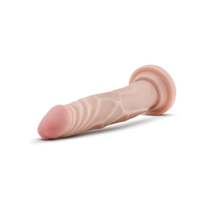 Blush Novelties - ดิลโดพื้นฐาน Dr Skin ทรงสมจริงพร้อมถ้วยดูด