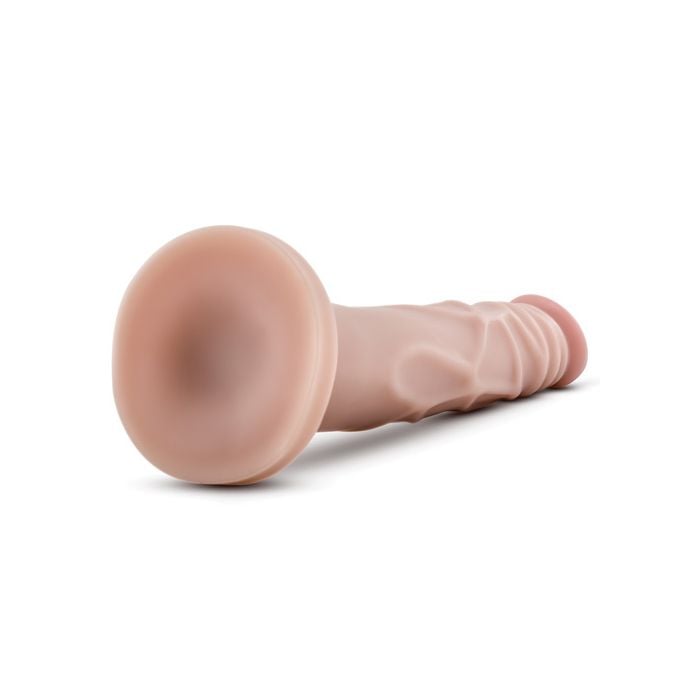 Blush Novelties - ดิลโดพื้นฐาน Dr Skin ทรงสมจริงพร้อมถ้วยดูด