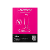 Lovense - Glint ปลั๊กทวารสั่นสะเทือนควบคุมผ่านแอป ตอบสนองต่อการสัมผัส (สีดำ)