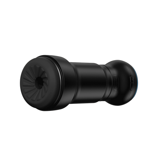 Kiiroo - ชุดอุปกรณ์ช่วยสำเร็จความใคร่แบบดูด PowerBlow และ Feel Pocket ควบคุมผ่านแอป (สีดำ)