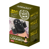 NPG - เครื่องสั่นคลึงหัวองคชาตแบบครอบเต็มรูปแบบ โรเตอร์คู่ Rock Boy (สีดำ)