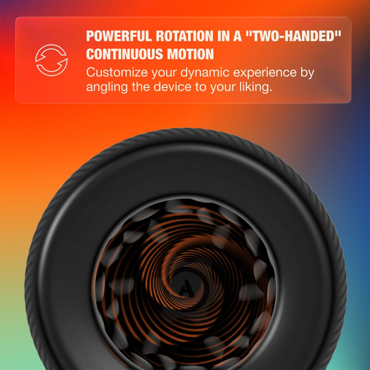 Arcwave - Orbit App-Controlled Rotating Stroker Masturbator (Black) AW1020 CherryAffairs