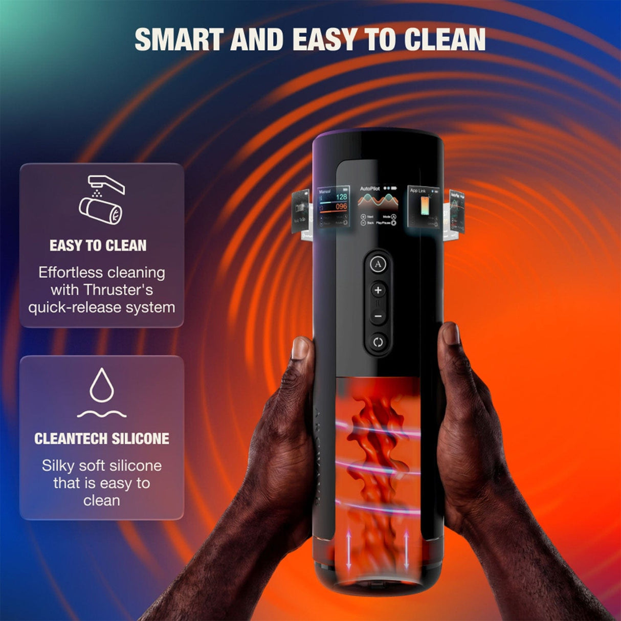 Arcwave - Thruster App Controlled Thrusting and Rotating Stroker Masturbator AW1019 CherryAffairs