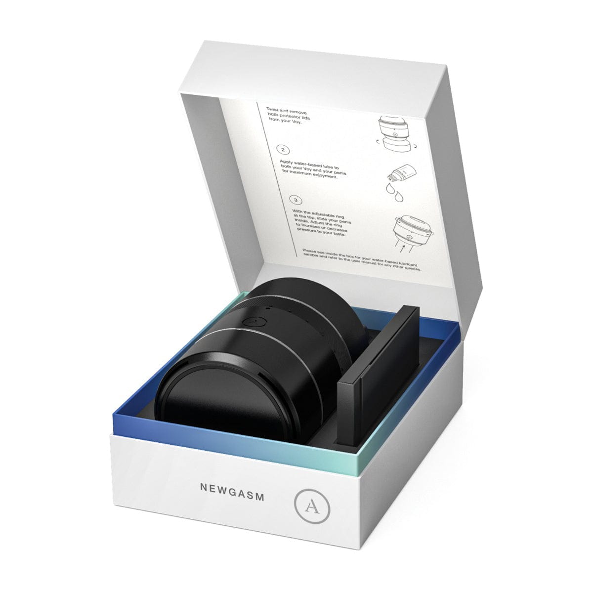 Arcwave - Voy Compact Vibrating Stroker Masturbator (Black) AW1002 CherryAffairs