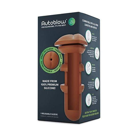🎁 Autoblow - A.I Series Standard Silicone Sleeve Vagina Mouth Anus Orifice (100% off) AB1018 CherryAffairs