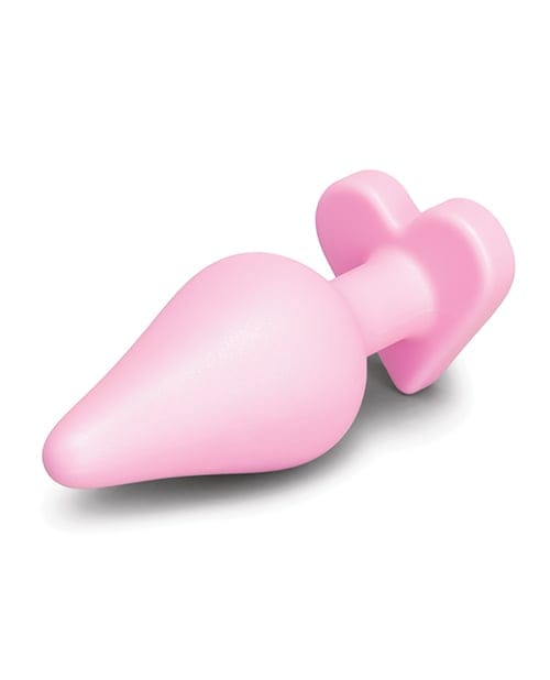 B-Vibe - B-Mine Butties Heart-Base Silicone Anal Plug (Pink) BV1027 CherryAffairs