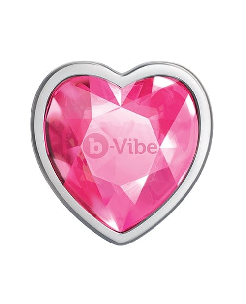B-Vibe - Jewel Heart Metal Anal Plug Training Set (Silver) BV1025 CherryAffairs