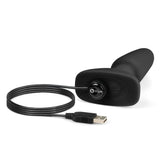 B-Vibe - Rimming 2 Remote Control Vibrating Anal Plug (Black) - CherryAffairs.sg