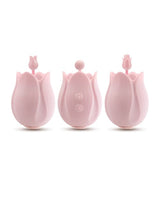 Blush Novelties - Play With Me Romantic Rose Rechargeable Silicone Clitoral Vibrator (Pink) – product view 6