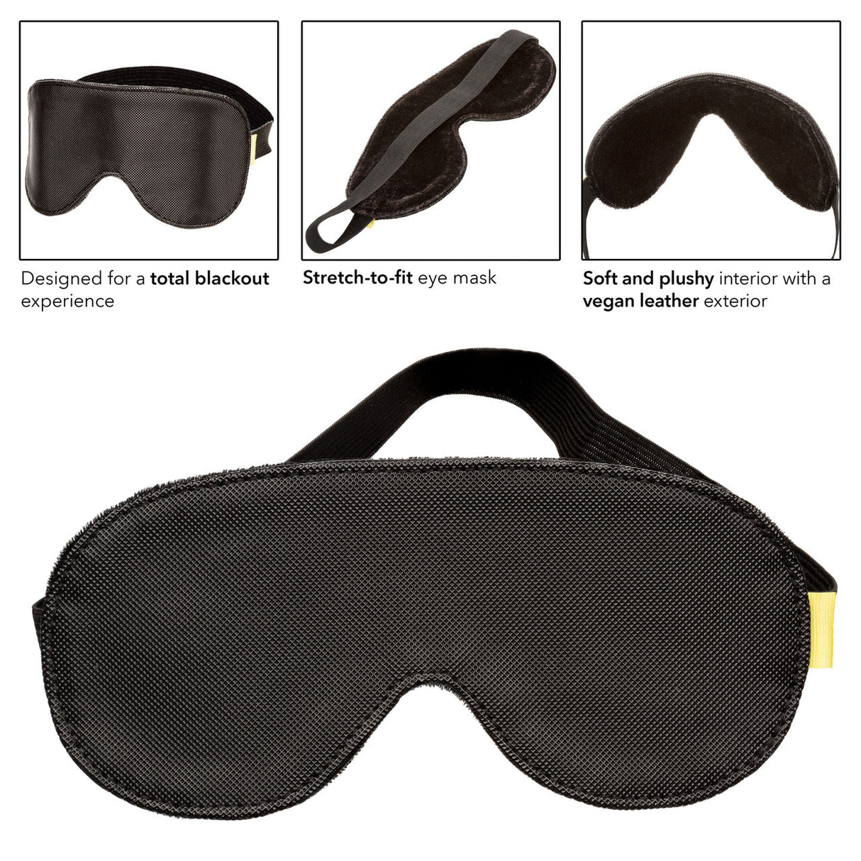CalExotics - Boundless Padded Blackout Sensory Eye Mask (Black) – product view 5