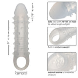 CalExotics - Performance Maxx Liquid Silicone Adonis Extension Sleeve (Clear) – product view 6