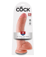 Pipedream - King Cock Realistic Suction Cup Dildo with Balls (Beige) – product image