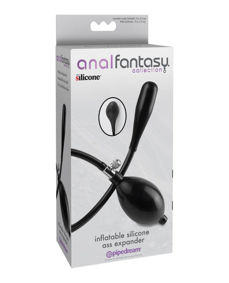 Pipedream - Anal Fantasy Inflatable Silicone Anal Plug with Hand Pump (Black) – product view 2